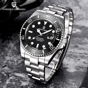 <span class=keywords><strong>Reloj</strong></span> PAGANI Design 1639 Automático Negro, <span class=keywords><strong>Reloj</strong></span> Mecánico <span class=keywords><strong>de</strong></span> Lujo para Hombre, <span class=keywords><strong>Reloj</strong></span> <span class=keywords><strong>de</strong></span> Pulsera Mecánico Deportivo <span class=keywords><strong>de</strong></span> Negocios <span class=keywords><strong>de</strong></span> Acero Inoxidable - Product Image 4