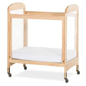 Natural Serenity Compact Clearview Daycare Crib High Quality Amazon Hot Sale Baby Bed Set