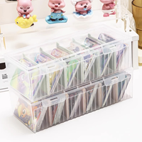 Boîte en plastique PP rectangulaire transparente de haute qualité, durable et recyclable, semi-transparente pour les cartes à jouer et les jetons de poker