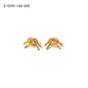 Pendientes de Moda con Cristales, Acero Inoxidable 316L, Baño de Oro PVD, Resistentes y Sostenibles - Product Image 1