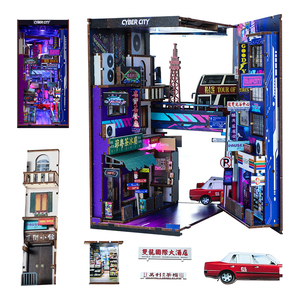 OCHOICE Compatible con Dropshipping, MOQ=1, Kit DIY Cyber Book Nook, Set Completo de Book Nook y Nook Book para Exhibición y Decoración Creativa - Product Image 2