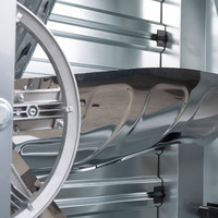 Ventilateur AC de serre Ventilateur d'extraction de conduit Ventilation Ventilateur de salle de bain Bras d'extraction de fumée avec feuille galvanisée et Matel en acier inoxydable