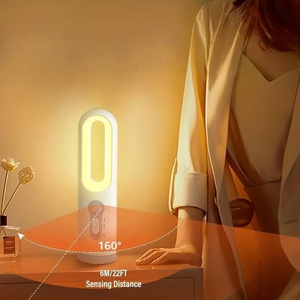 Xách tay có thể sạc lại 2-in-1 Hợp kim nhôm đèn pin với cảm biến chuyển động ánh sáng cho bé mẫu giáo cắm trại nhà vệ sinh đọc sách - Product Image 6