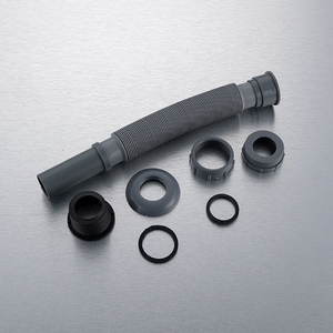 Manguera <span class=keywords><strong>de</strong></span> drenaje <span class=keywords><strong>de</strong></span> PVC gris para pistola Premium, tubería <span class=keywords><strong>de</strong></span> alcantarillado telescópica para cocina, accesorios <span class=keywords><strong>de</strong></span> baño antiobstrucción a prueba <span class=keywords><strong>de</strong></span> fugas, drenaje <span class=keywords><strong>Flexible</strong></span> para fregadero - Product Image 6