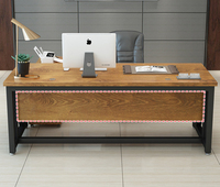 Meubles modernes bureaux d'ordinateur en bois pour la maison grand bureau de jeu personnalisé de haute qualité table d'étude de grande taille