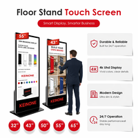 Pantalla LCD de 32 43 50 55 65 Pulgadas, Tótem Digital para Publicidad, Kiosco de Señalización Digital, Color Personalizado, Marca Blanca OEM