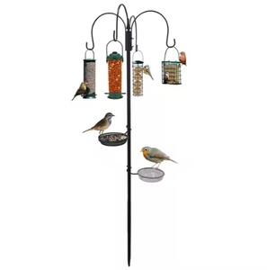 Mangeoire à oiseaux en métal de qualité supérieure pour décoration de jardin la plus populaire <span class=keywords><strong>Station</strong></span> d'alimentation pour oiseaux sauvages en métal attirant l'extérieur - Product Image 4
