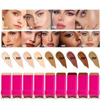 TVLV OEM&ODM logo personnalisé, correcteur de teint à couvrance totale, fond de teint hydratant, maquillage végétalien, palette de correcteurs en stick pour femme