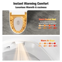 Intelligent Automatique Intelligent Salle de Bain Toilette Bidet Nouveau Design Montage au Sol Inodoro Bol Allongé WC Sanitaire Télécommande