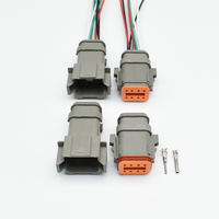 Connecteur étanche série 8P DT E008 Deutsch pour câblage automobile DT06-8S-E008 DT04-8P-E008 avec bornes