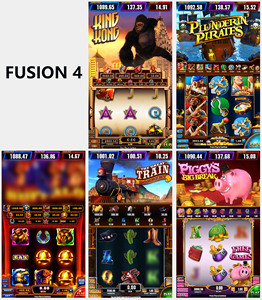 Juegos de Habilidad con Diamantes QIQU, Precio de Fábrica, Fusion 4, 5 en 1, Tablero de Juegos, Versión Android Popular en EE. UU., para Máquinas de Juego, en Venta - Product Image 3