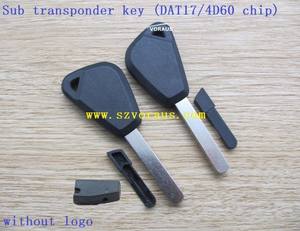 Chiavi all'ingrosso del veicolo 4 d60 (40 bit) <span class=keywords><strong>Chip</strong></span> <span class=keywords><strong>Transponder</strong></span> accensione auto chiave di ricambio DAT17 per <span class=keywords><strong>Subaru</strong></span> - Product Image 3