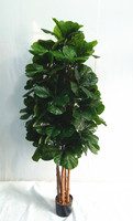 Plante d'intérieur résistante aux UV, 1 mètre, 150cm, 5 pieds, fausses plantes, pour un décor de Restaurant