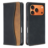 Carteira clássica com porta-cartões para iPhone 17 Air 16 Pro Max 11 12 15 Pro 16e
