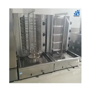 Shawarma Chicken Machine Electric Skewer Making Doner Parts Automatic Gas Shawarma Commercial Tandir Grill For Kebab