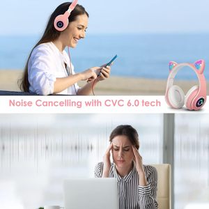 Auriculares Inalámbricos para Juegos, con Orejas de Gato, Estéreo, para Aviación, Superventas - Product Image 3