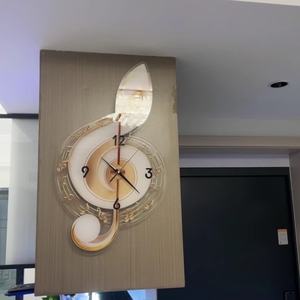 Vente directe d'usine, art décoratif paysager, impression UV, décoration intérieure, horloge en acrylique et fer, peinture murale, lumières LED - Product Image 4