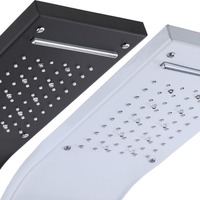 Panneaux de douche muraux en acier inoxydable, colonnes de douche cascade, système de panneaux avec fonction massage
