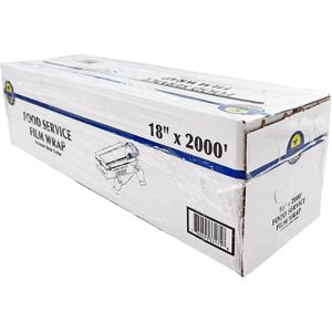 Food Service Film <b>Wrap</b> 18" x 2000' With Slide Cutter <b>Kitchen</b> Use - Product Image 3