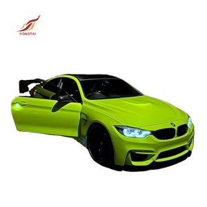 Pegatina que brilla en la oscuridad, envoltura automática de vinilo verde fluorescente, envoltura de coche - Product Image 1