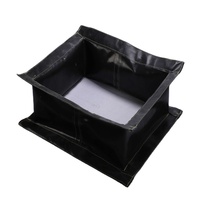 Joints de dilatation de conduit à soufflet en caoutchouc de silicone Résistance à la chaleur et à la corrosion noires