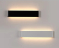 Applique murale moderne en aluminium LED Hagood 6W/12W/14W pour chambre à coucher, hôtel, salon, décoration