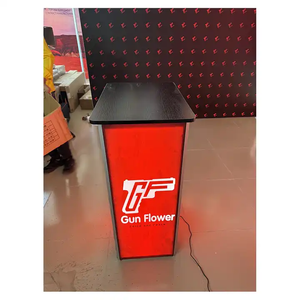 Mesa de negociación W60 * H100 * T40cm exposición SEG caja de luz gabinete de publicidad estante exhibición de exhibición Escritorio de recepción - Product Image 5