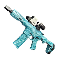 Pistola de Juguete de Gel Splatter Blaster MP7 M416 AK47 ARP9 P90 M4A1 Eléctrica para Juego de Disparos al Aire Libre, Réplica Real de Pistola de Juguete AK