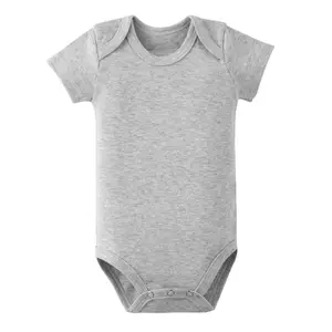 Anancתינוק באיכות גבוהה 100% כותנה אורגנית תינוק rompers בגדים הסיטונאי טיפוס הקיץ תרופת תינוקות rompers 0-3 חודשים