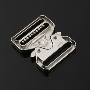 Metal Side Release Buckle 32mm Durable Adjustable For Bags Backpack <b>Webbing</b> Accessory - Product Image 2