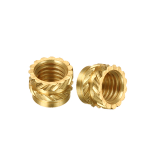 M2 M3 M4 M5 M6 M8 1/4-20 Knurled Brass nhiệt staking ren chèn Brass chèn Nut cho ép phun - Product Image 5