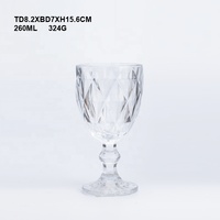 Ensemble de verres à vin rouge, gobelets en verre de style européen créatif