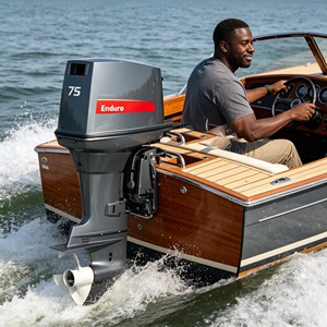 75HP 2-Stroke Gasoline Outboard Motor Yamaha Water Cooled Marine Engine New Fishing Boats Yachts <strong>Commercial</strong> Vessels - Product Image 1