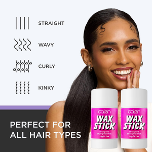 耐久性のある長続きピンクの髪用ワックススティック男性と女性に適した髪用ワックススティック2.7オンスマジックヘアスティック - Product Image 6