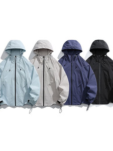 Giacche da esterno antivento da uomo e donna con cappuccio per abiti da alpinismo primavera autunno inverno - Product Image 5