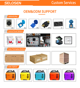 เครื่องกำเนิดไฟฟ้าแบบพกพา 7KW ชุด OEM ปรับแต่งได้ ระบบสตาร์ทไฟฟ้า 50/60Hz 110V220V380V AC Output X-7KW Generator-192F รุ่นใหม่ Hi - Product Image 5