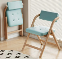 Chaises pliantes portables en métal, style minimaliste moderne, tabourets de bar avec dossier solide et assise en éponge, capacité 150 kg, pour salon