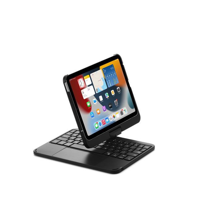 Suction iPad Keyboard Case for iPad Mini 6 8.3 Inch with 360 Rotation 7color LED Backlit Keys