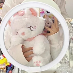 Peluche <span class=keywords><strong>Gatto</strong></span> Bianco con Papillon Rosa, Cartone Animato <span class=keywords><strong>Anime</strong></span>, con Occhi Coperti, <span class=keywords><strong>Gatto</strong></span> Mary Marie, Bambola di Peluche, Morbido Cuscino Decorativo Natalizio, Regalo - Product Image 3