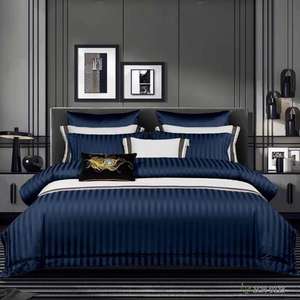 <span class=keywords><strong>Housse</strong></span> de Couette QUEEN SIZE HÔTEL Blanche, 8 Motifs Unis, Haute Qualité à Prix Abordable - Product Image 2