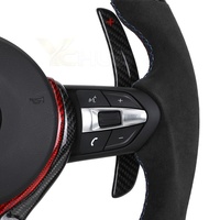 Volante Deportivo de Fibra de Carbono con Botones Rojos M1 M2 y Luces LED para BMW F01 F02 F10 F20 F22 F30 F32 M3 F80 M4 F82 M2 F87