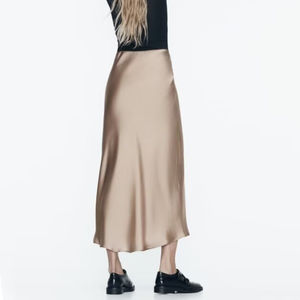 SHENZHUWomen's 2024 printemps nouveau <span class=keywords><strong>mi</strong></span>-long a-ligne couvrant la hanche <span class=keywords><strong>jupe</strong></span> <span class=keywords><strong>mi</strong></span>-<span class=keywords><strong>longue</strong></span> <span class=keywords><strong>Satin</strong></span> taille haute <span class=keywords><strong>jupe</strong></span> 8632845 7968581 2298170 - Product Image 3