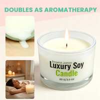 Huile de massage de luxe à basse température 85g 100% naturelle biologique Bergamote Jasmin Aromathérapie 6 senteurs Vente en gros OEM/ODM