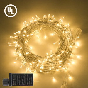 TAIKOO toplu noel ağaç ışıkları dekor açık su geçirmez dize işıklar yeşil tel ile 8 modları noel Vintage sıcak beyaz - Product Image 1