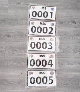 Tractores con certificado ISO9001, diseño de placa de matrícula, placa de bicicleta, número de motocicleta, película reflectante de aluminio
