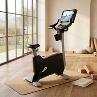 JW-NY411S Kommerzielles Standfahrrad mit 15,6-Zoll-Farbdisplay, EMS-Selbstgenerierendes Fitness-Heimtrainer