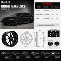 Rines de Aleación de Aluminio Personalizados ZL para I4 G26 M50 de 18-20 Pulgadas, Ruedas Monobloque Forjadas, Compatibles con EV, Diseño Cóncavo Profundo