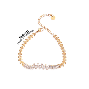 PXK-0310 สร้อยข้อมือแฟชั่นแบบโซ่และแบบเชื่อมต่อ - Product Image 2