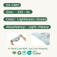 Shanhao OEM 여자 빛 기간 흐름 팬티 여자 모달 생리 기간 팬티에 대 한 재사용 가능한 누출 방지 팬티 사용자 정의