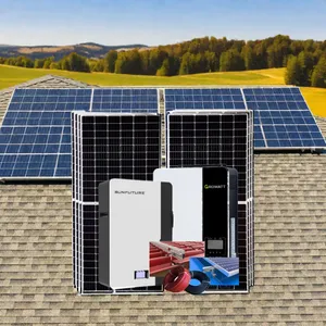 सनफ्यूचर सौर ऊर्जा प्रणाली पूर्ण पैकेज 5 किलोवाट बटेरिया लिटियो किट ऊर्जा ऑफ ग्रिड 5 किलोवाट सौर ऊर्जा प्रणाली